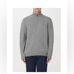 Polo Ralph Lauren 1/4‎ Zip Pullover Size XL in Light Blue Color